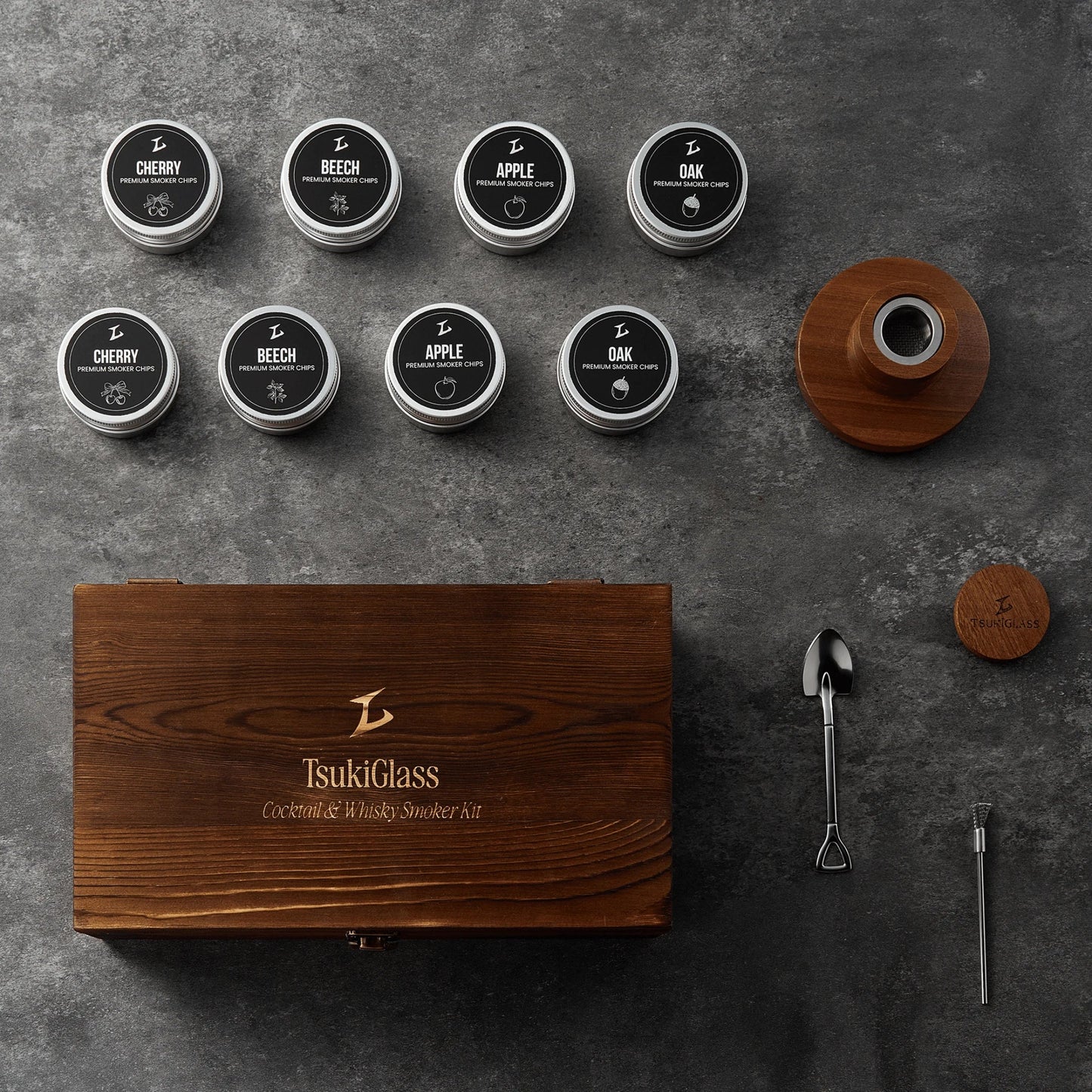 Tsuki Smoker Kit For Whisky & Cocktails